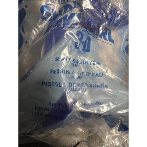 McDonalds SHARKBOY and LAVA GIRL in 3-D Shark Squirter #4 NIP Cake Topper 3D - Picture 3 of 4